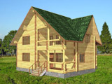 Проект деревянного дома Алексино