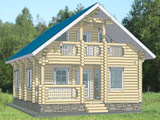 Проект деревянного дома Истринская слобода - 124