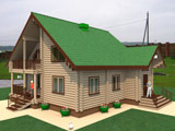 Проект деревянного дома Носово - 195