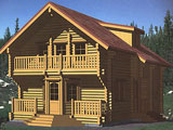 Проект деревянного дома Дубрава