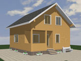Проект деревянного дома Ольявидово