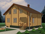 Проект деревянного дома Шорново