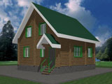 Проект деревянного дома Зелёный бор